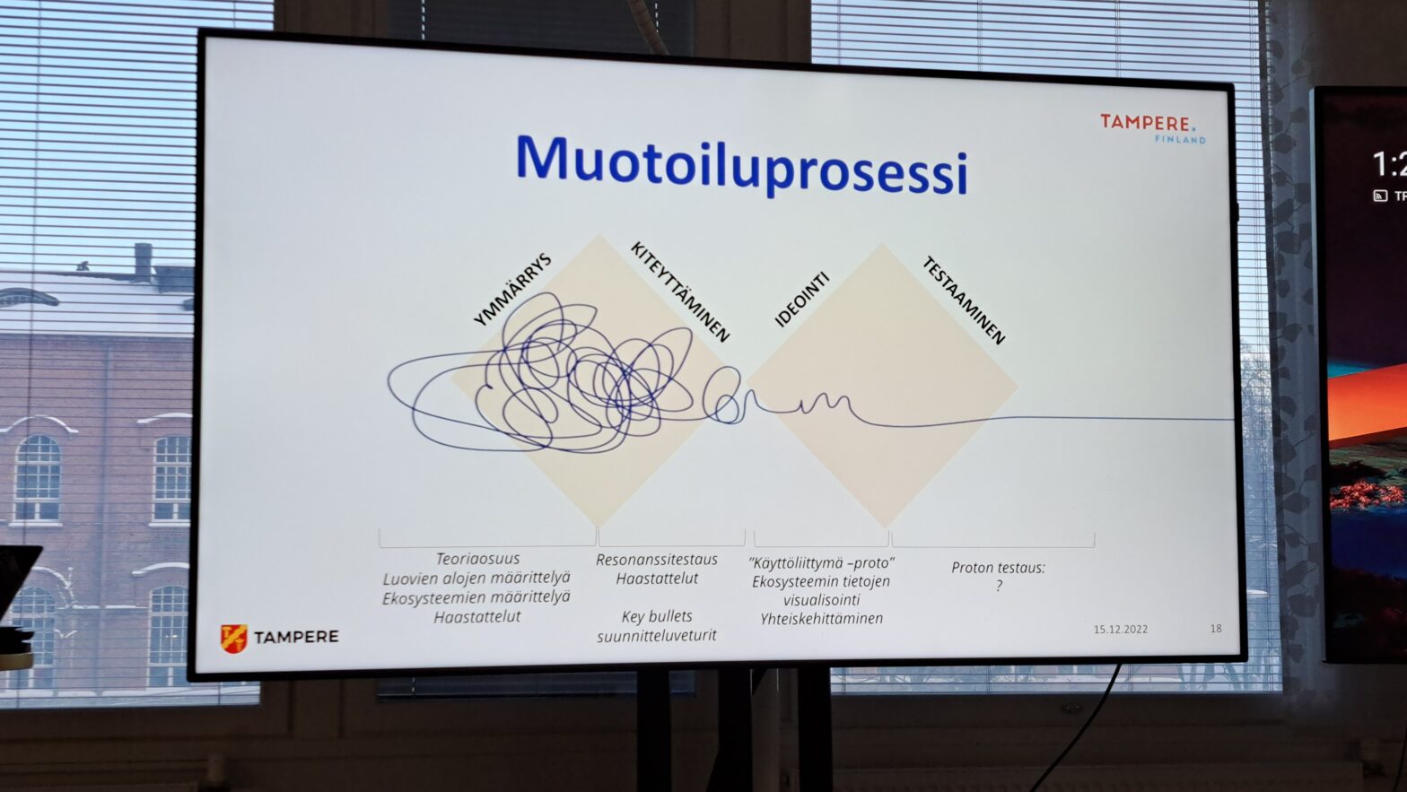 Kuvituskuva muotoiluprosessista.