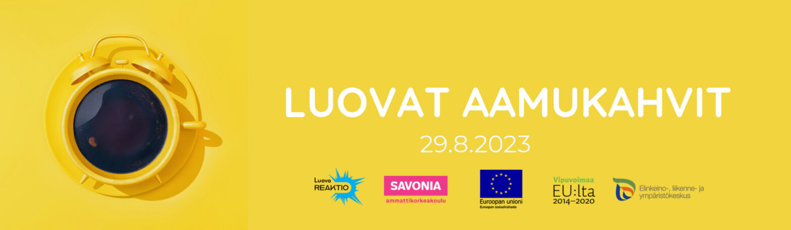 Kuvassa keltainen kahvikuppi keltaisella taustalla.